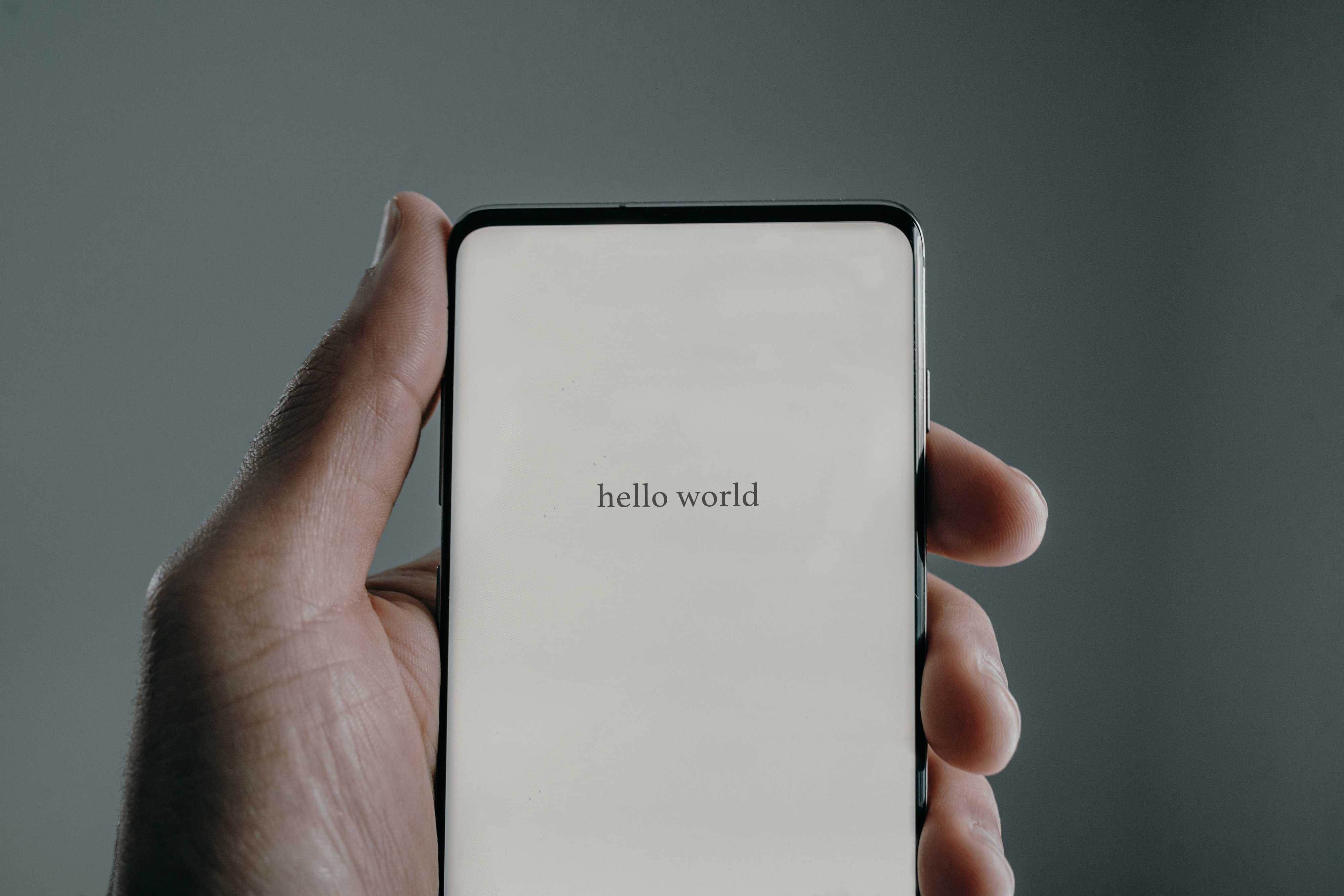 Hello World by Clay Banks from unsplash