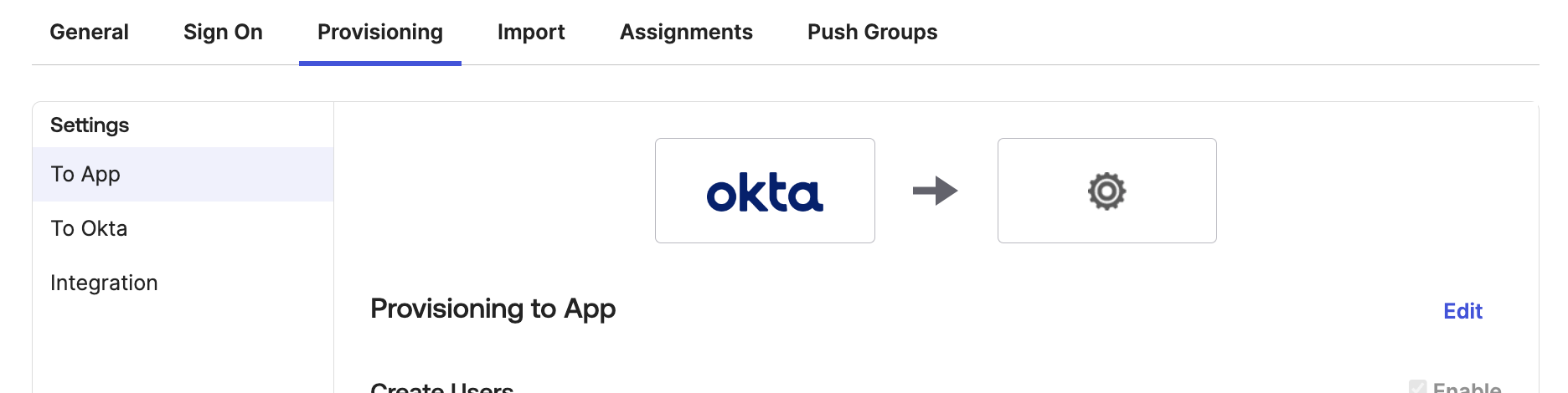 Okta SCIM Test Connection